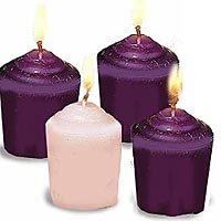 Set of 4 Replacement Votive Candles