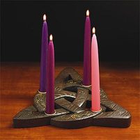 Trinity Knot Advent Candleholder